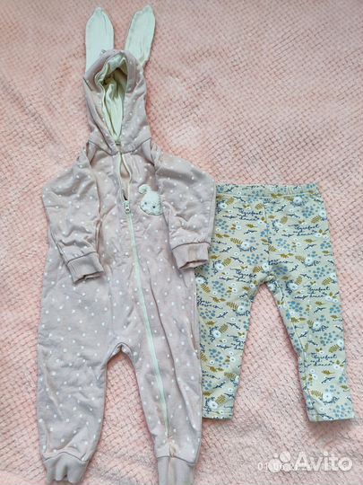 Детские вещи пакетом на девочку 80 86