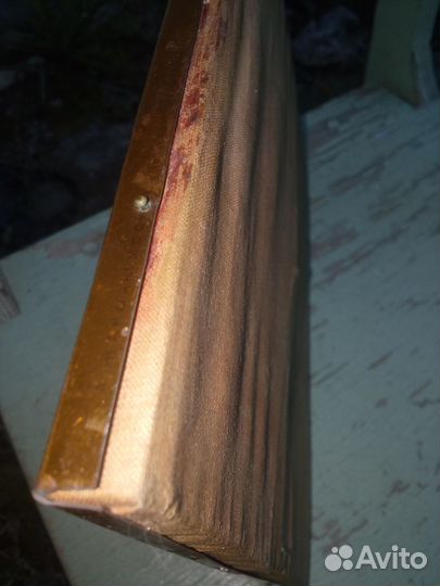 Старинная икона Господь Вседержитель. 18х22. Жако