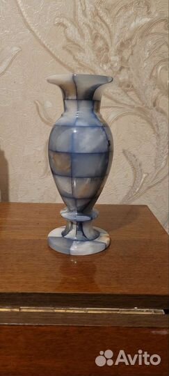 Ваза для цветов натуральный камень