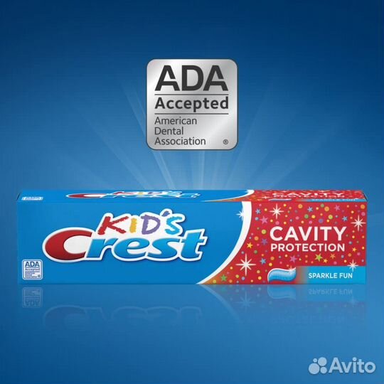 Детская зубная паста Крест Kids Cavity Protection