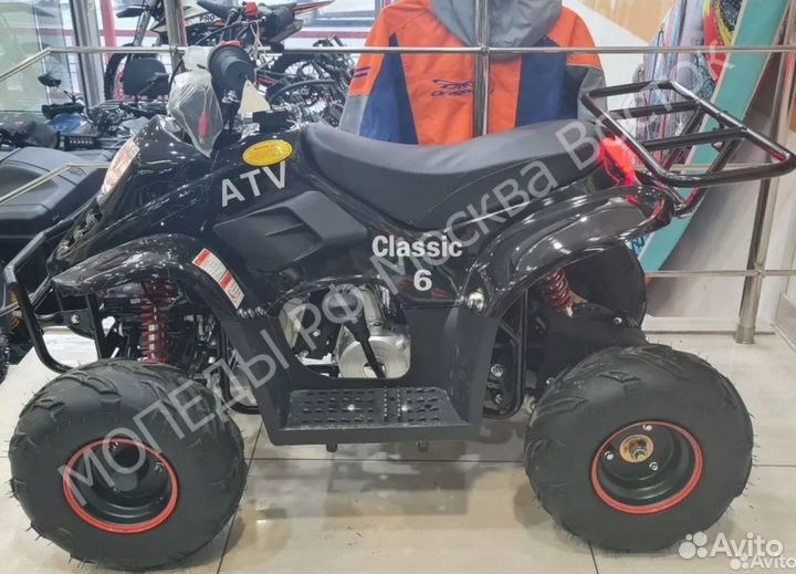 Детский квадроцикл ATV Classic 6 Черный