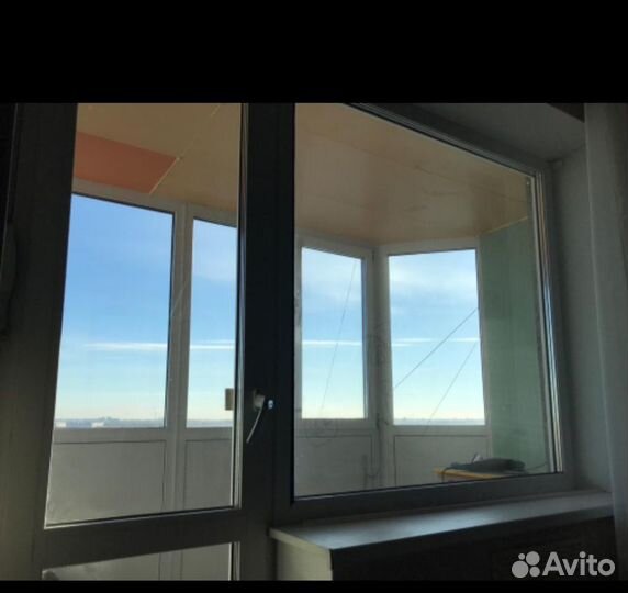 Двухкамерное окно +балкона дверь с остеклением