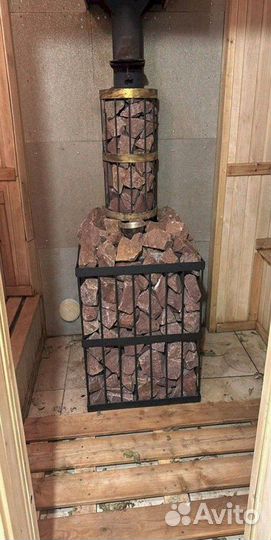 Печь в баню с баком