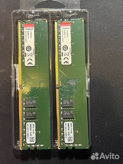Оперативная память ddr4 Kingston16gb 3200 (2x8)