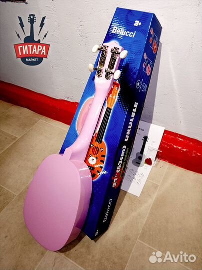 Детское укулеле Belucci MU 2115 Pink Pig