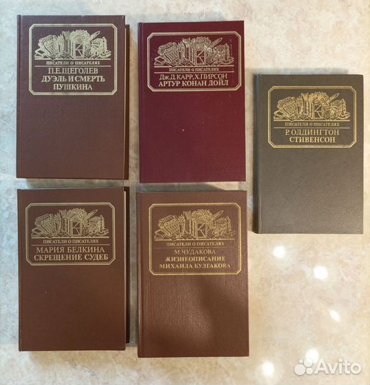 Серия книг Писатели о писателях