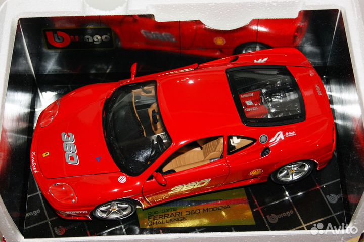 1/18 Редкая Bburago Ferrari Modena Challenge Ит