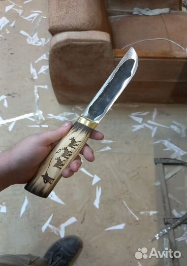 Нож охотничий ручной работы