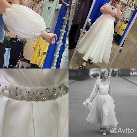 Свадебное платье органза