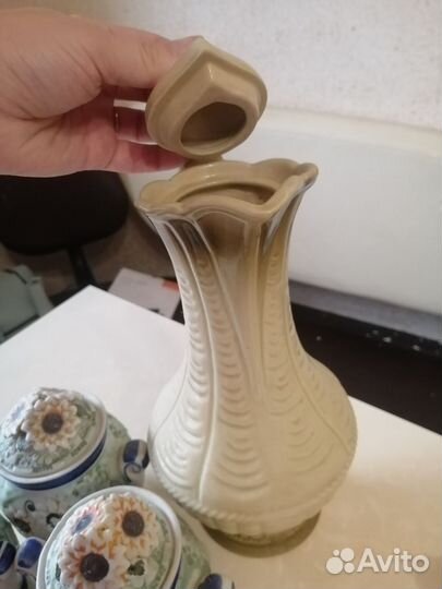 Горшок керамический и кувшин