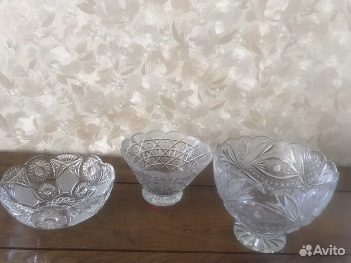 Ваза хрустальная СССР