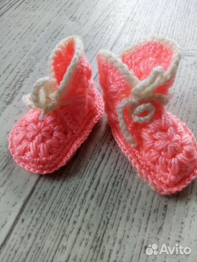 Пинетки вязанные