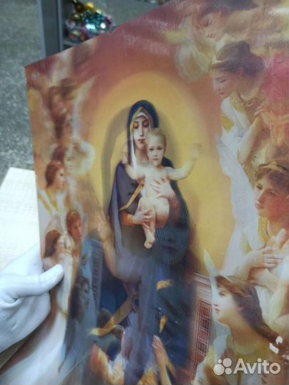 Советская Большая Стерео Икона Из СССР 1987 Год