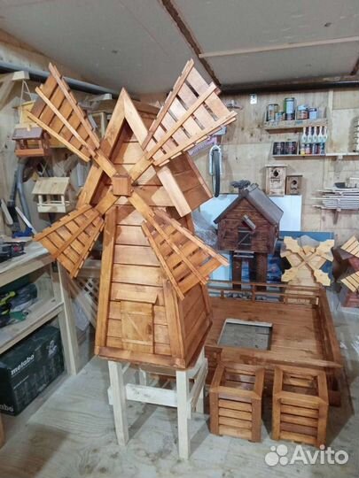 Мельница, декор септика