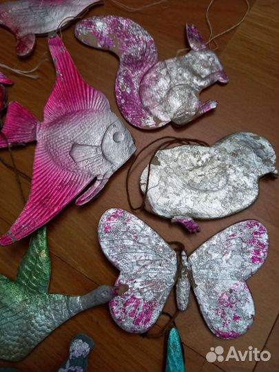 Ёлочные игрушки винтаж СССР