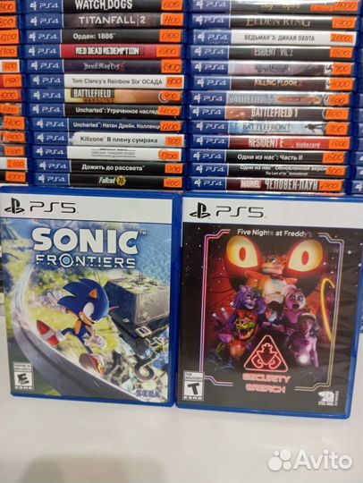 Игры на дисках для ps5