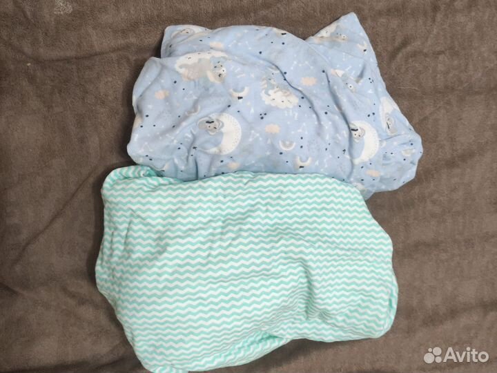 Простынь на резинке 120 60