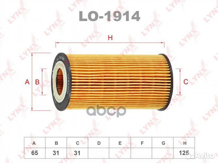 Фильтр масляный volvo C30/S40/S60/S80/XC70/XC90