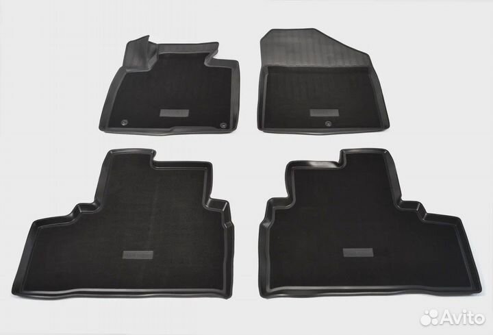 Коврики салонные Kia Sorento Prime комбинированные