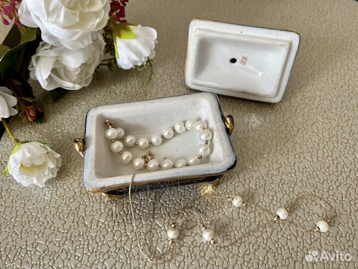 Шкатулка овечка с ягненком Дулево 1956 год СССР