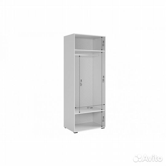 Шкаф двухдверный 