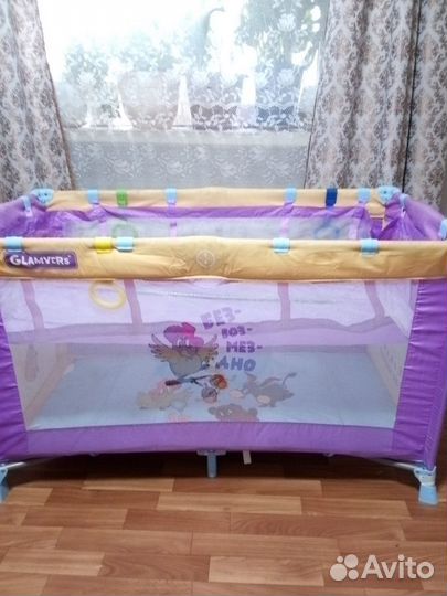 Детская кровать манеж