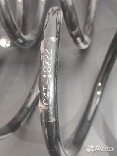 Пружина ходовой части зад правлев