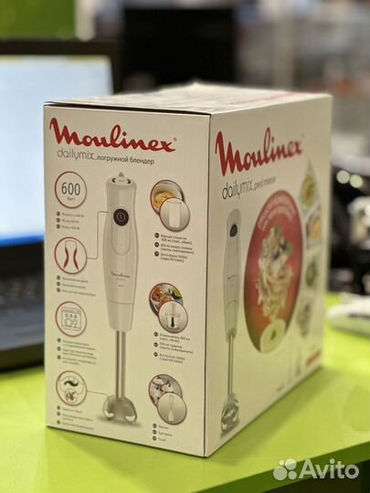 Блендер погружной moulinex DD533132