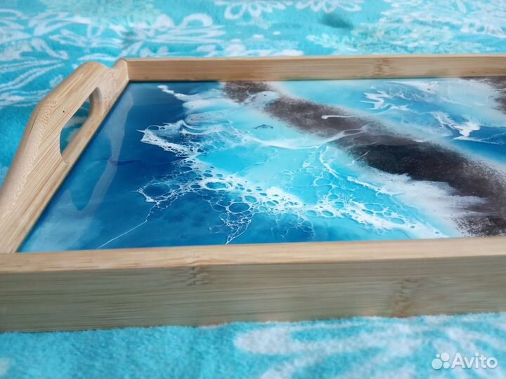 Поднос декоративный Море