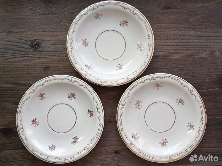 Блюдца Дулево 