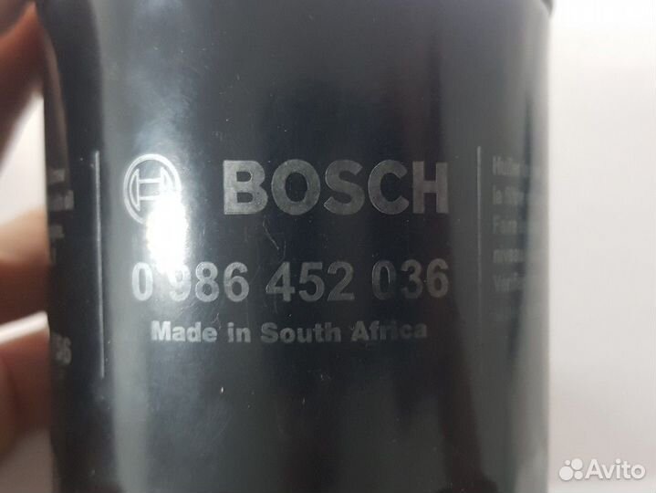 Фильтр масляный Bosch 0986452036