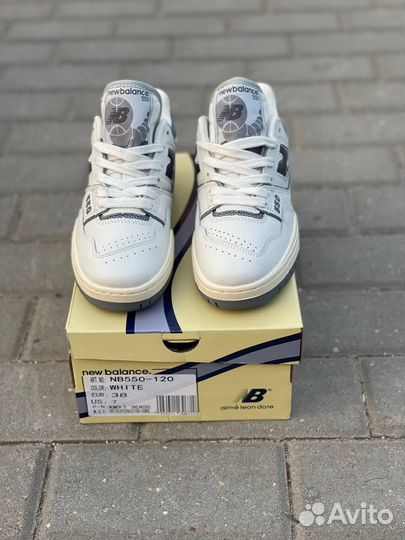 New balance 550 серые