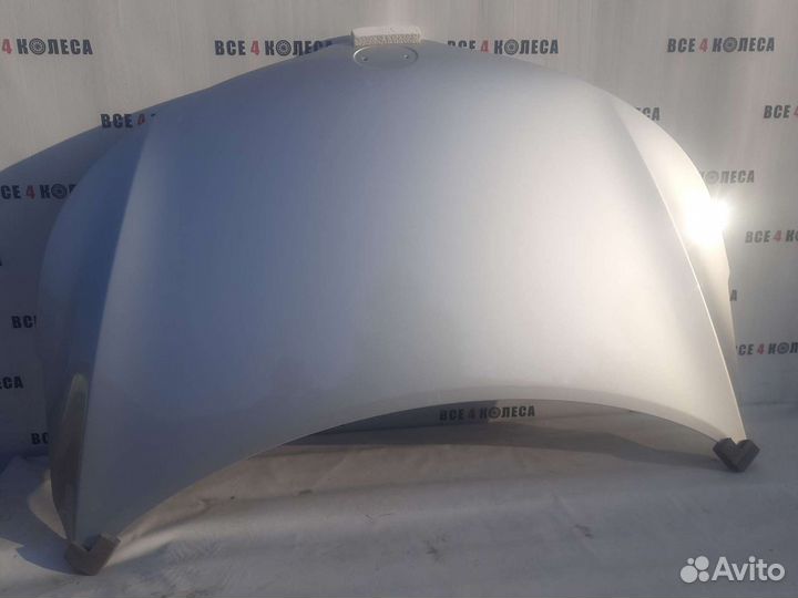 Новый капот KIA Rio цвет Серебристый металлик RHM