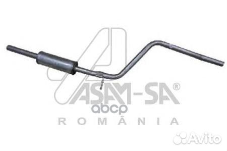 Глушитель средний renault: logan 04- 01346 asam-SA