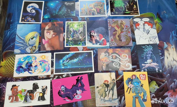 Открытки аниме, истари, путешествия