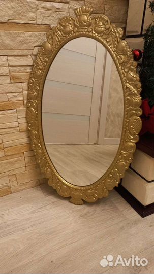 Винтажное настенное зеркало времен СССР