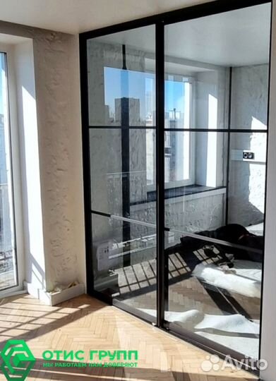 Стеклянные перегородки