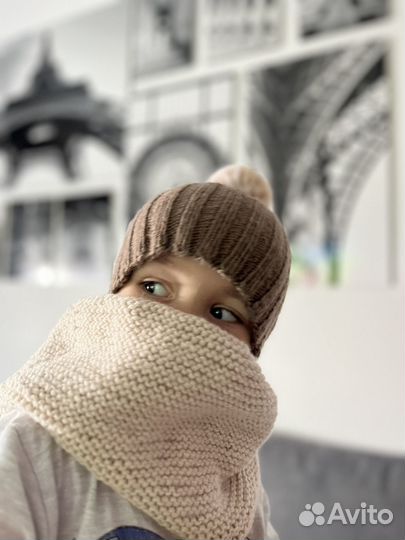 Снуд и шапочка комплект 48-50