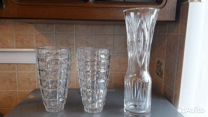 Хрустальные вазы СССР. олимпиада- 80