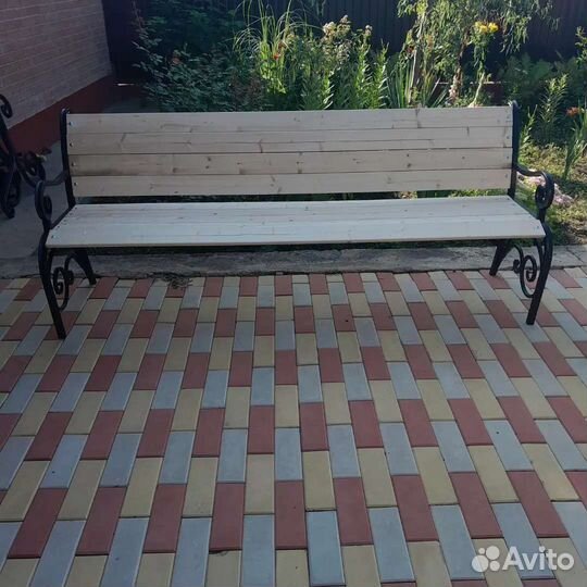 Скамейка кованая
