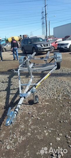 Прицеп для лодок и катеров с откидным кузовом