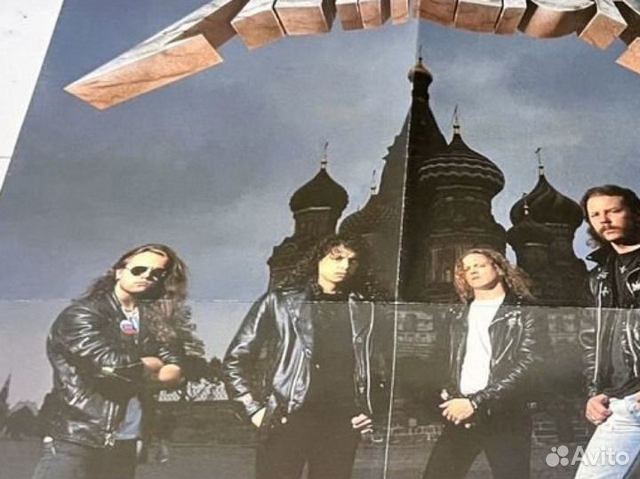 Винил Metallica, концерт в тушино, 1991