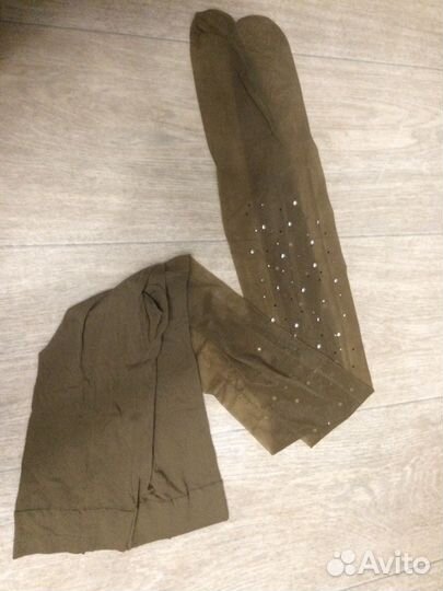 Колготки со стразами