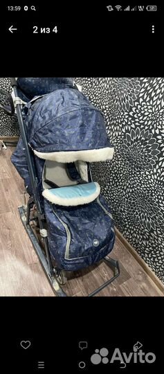 Коляска санки