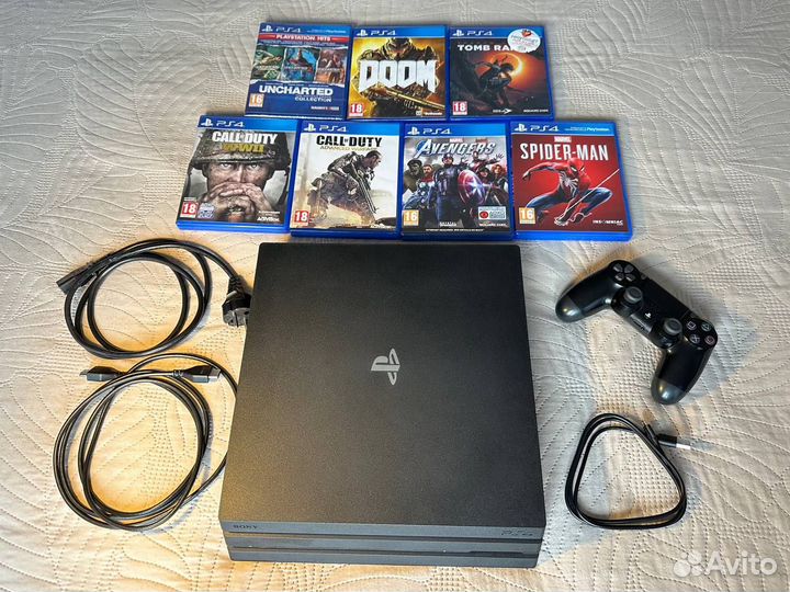 Игровая приставка Play Station 4 Pro 1tb (PS4)