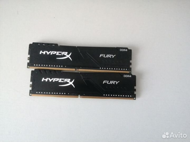 Оперативная память ddr4 8gb Kingston HyperX Fury