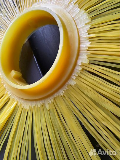 Диск щеточный D120х550мм без проставки (полипропилен первичка) желтый 3-фиксатора РФ в Махачкале