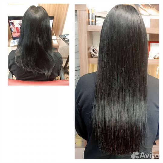 Коррекция нарощенных волос