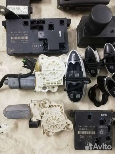 Mercedes w 211 салонная электроника, кнопки блоки