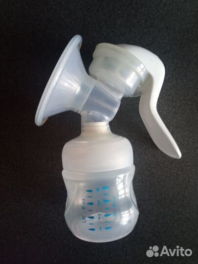 Молокоотсос avent ручной, бутылочки Авент, пакеты